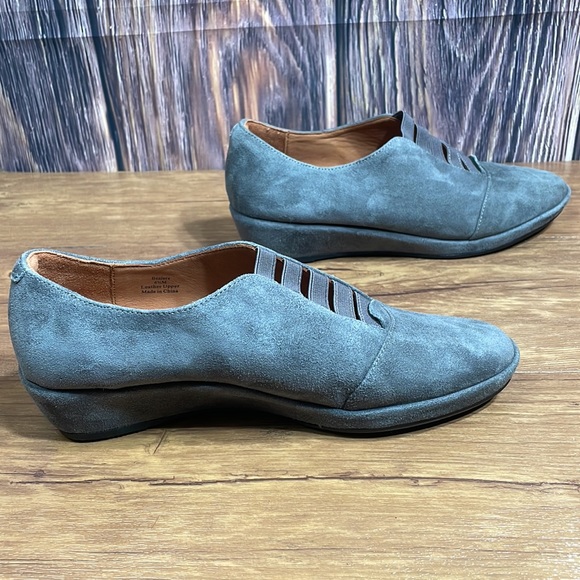 L'amour Des pieds Beziers leather slip on loafers. Gray
Size -6.5 - Picture 1 of 10